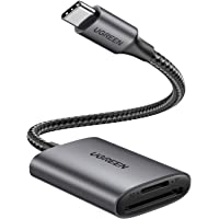 UGREEN USB C Lector de Tarjetas SD-MicroSD- Adaptador Tarjetas SD USB Tipo C [Compatible con Thunderbolt 3] para MacBook…